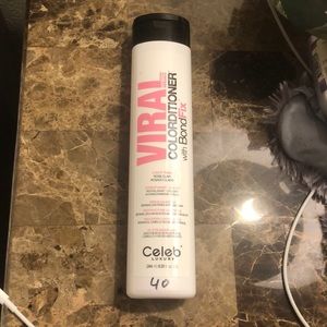 Color wash pastel pink conditioner